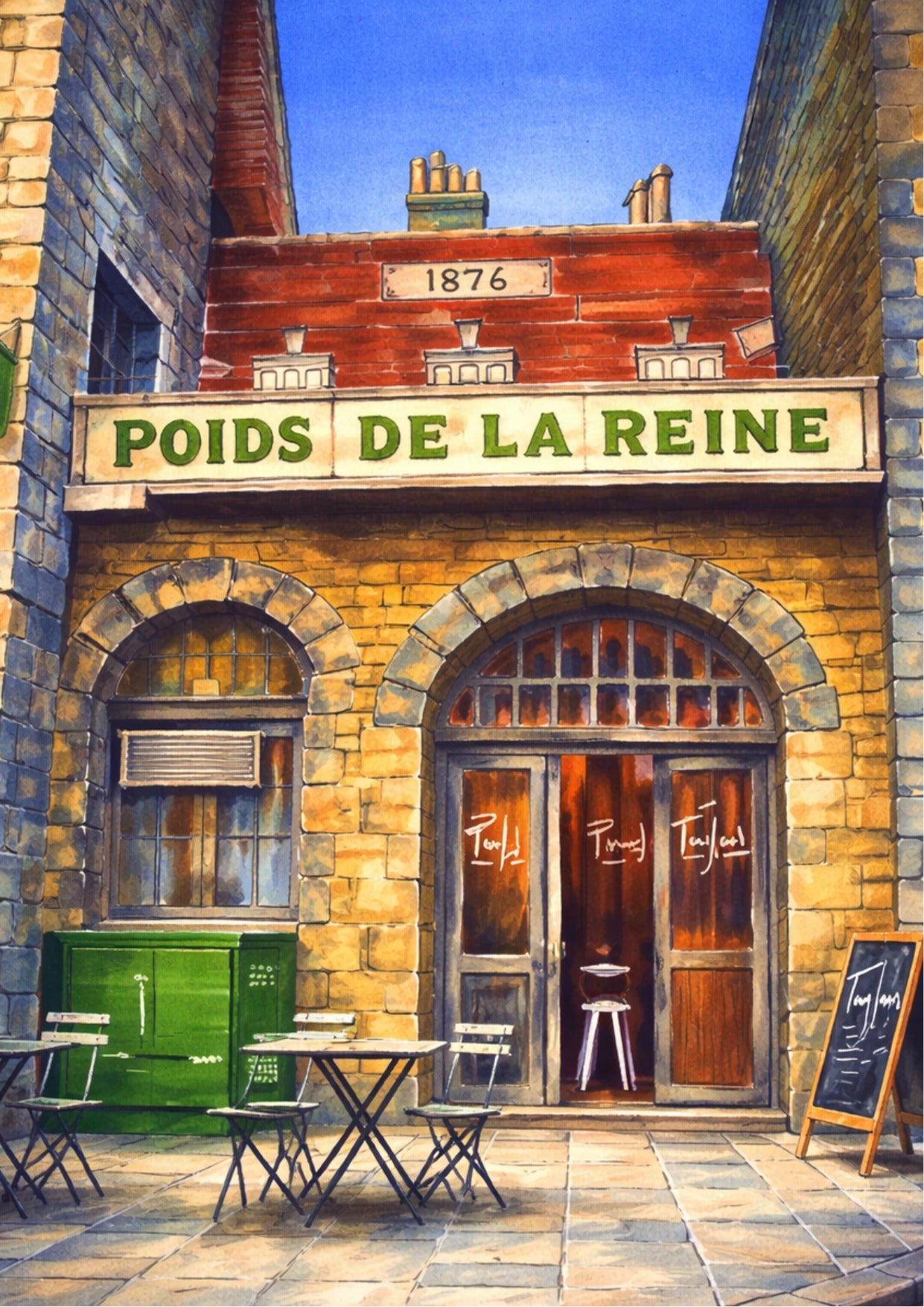 Retro Travel Poster Art - Taylor’s Coffee