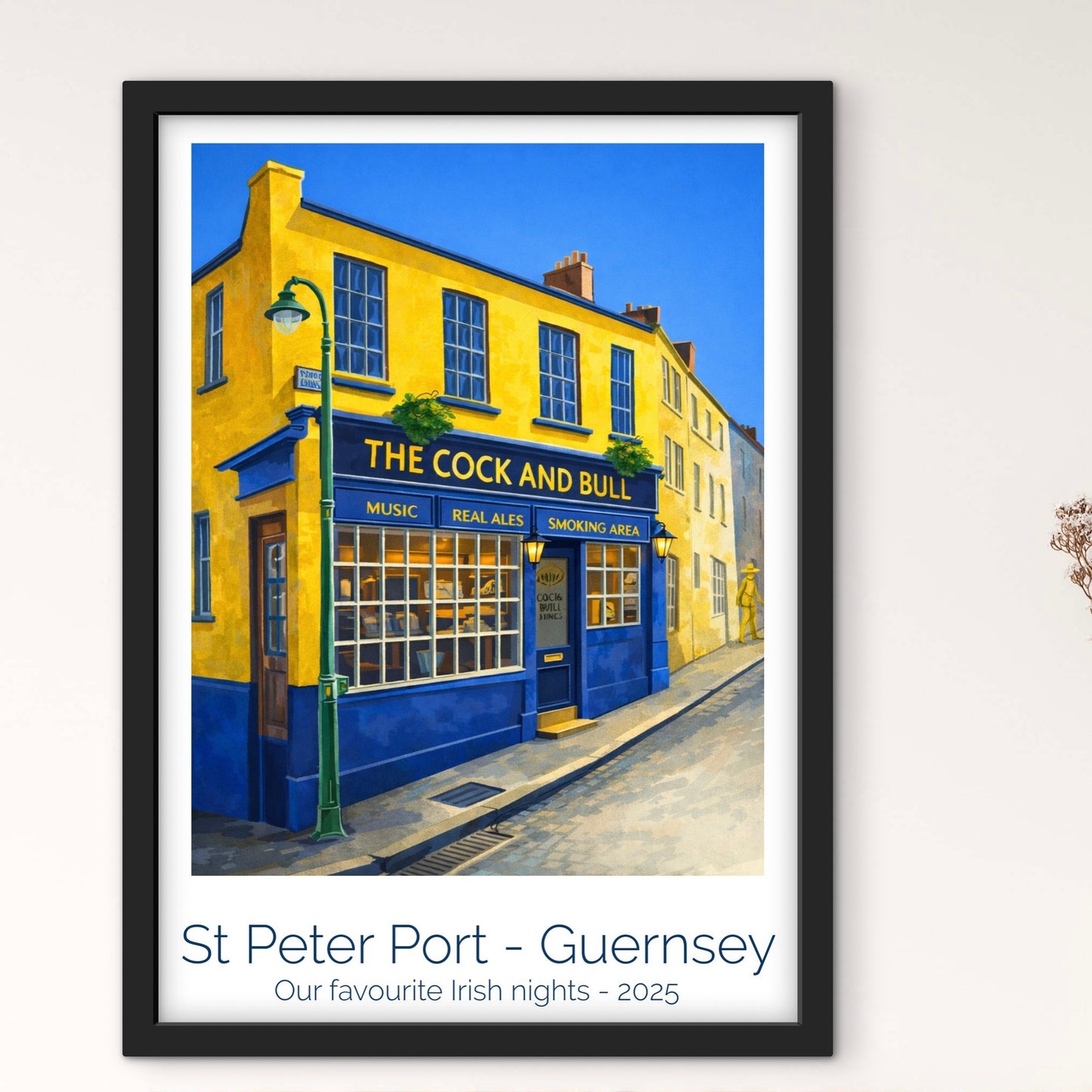 Retro Travel Poster Art - Cock & Bull