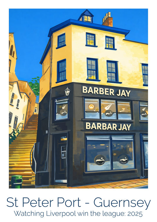Retro Travel Poster Art - BarBar Jay