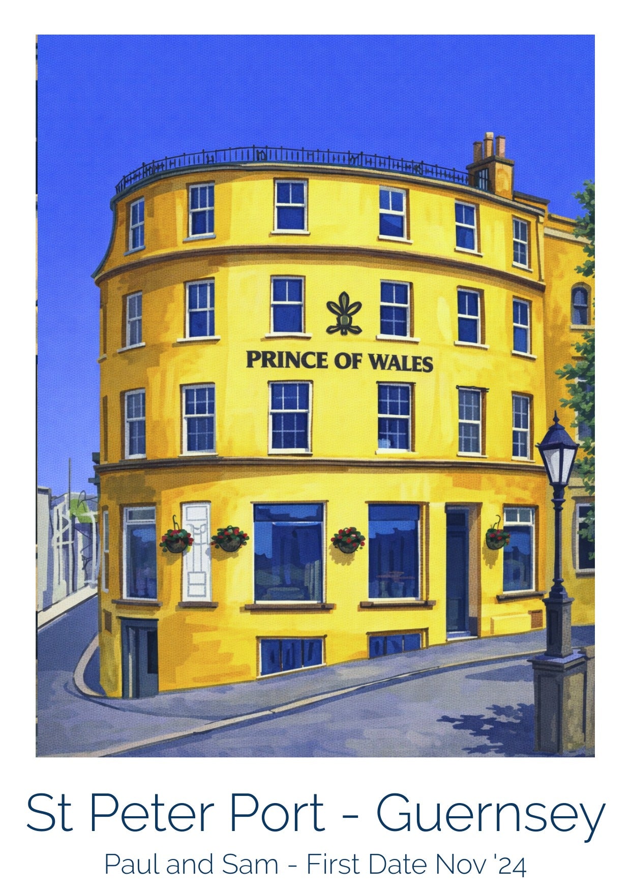 Retro Travel Poster Art - The Prince of Wales