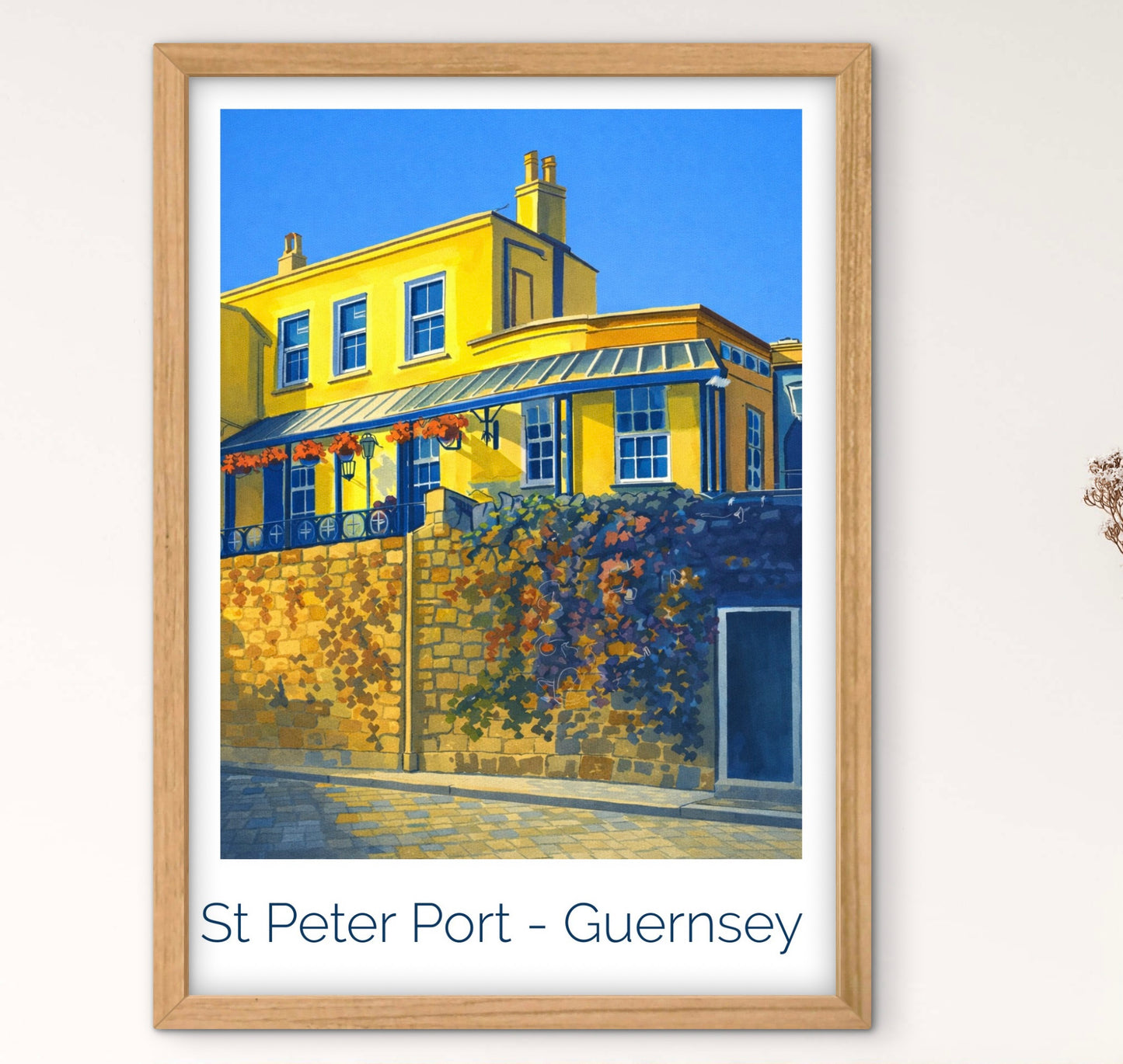 Retro Travel Poster Art - Crown Club