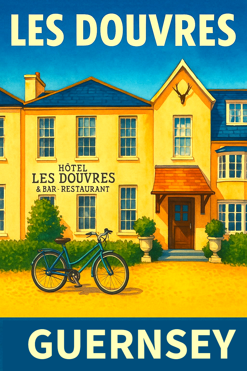 Les Douvres Guernsey Digital Illustration - Prints