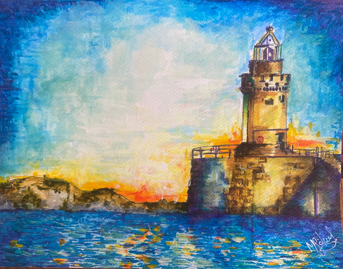 St Peter Port Lighthouse Sark Side No 4 - Prints