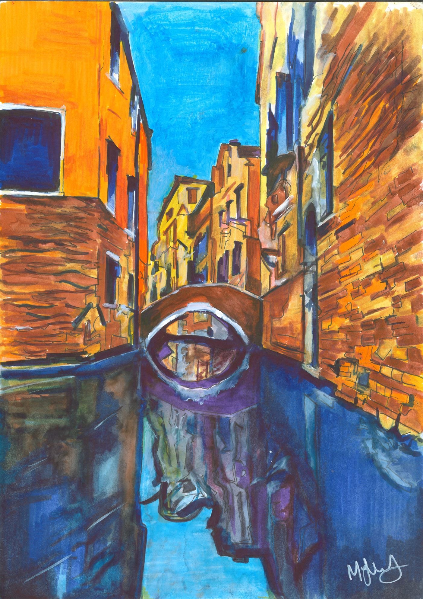 Venice Canal Reflections - Prints