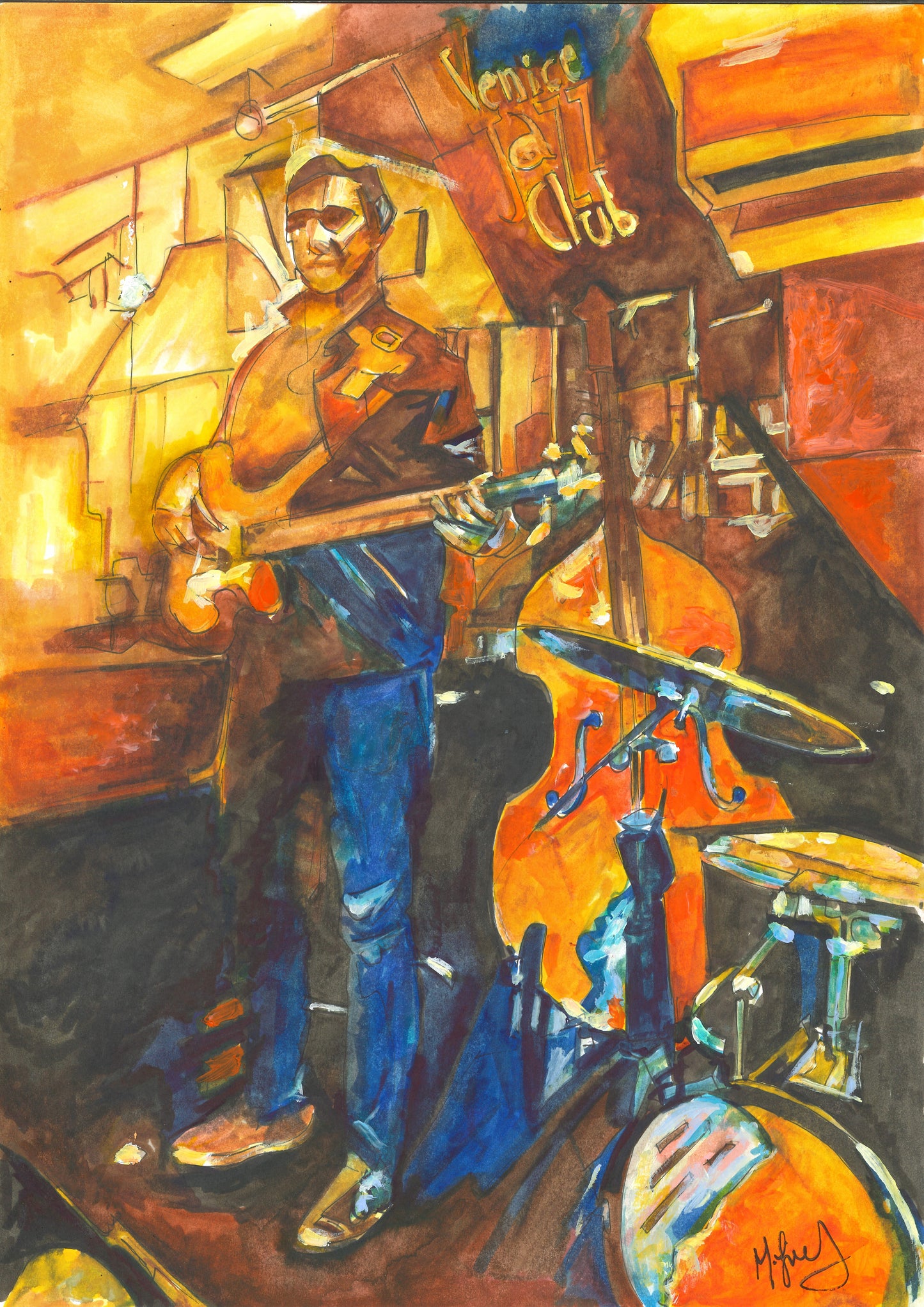 Venice Jazz Club Owner - Prints