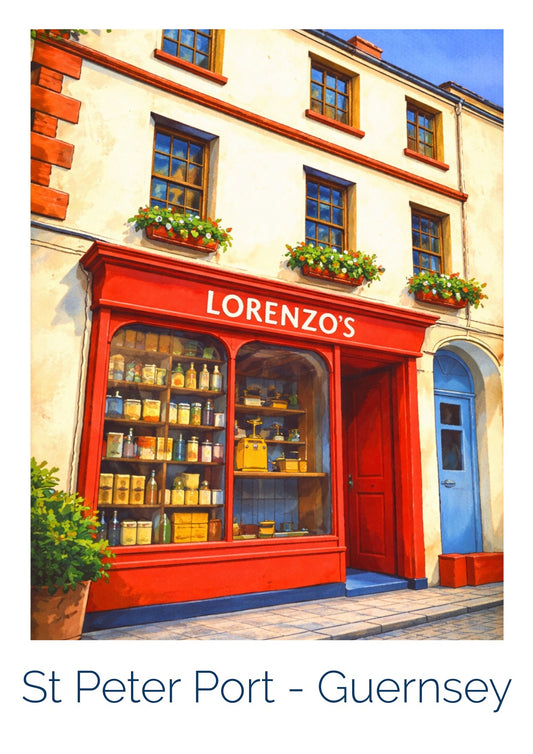 Retro Travel Poster Art - Lorenzos