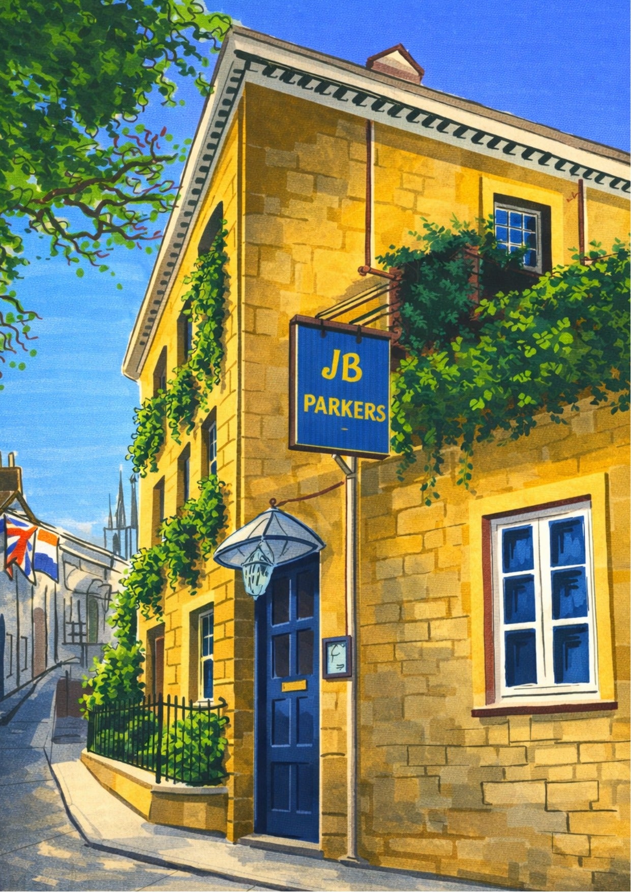 Retro Travel Poster Art - JB Parkers