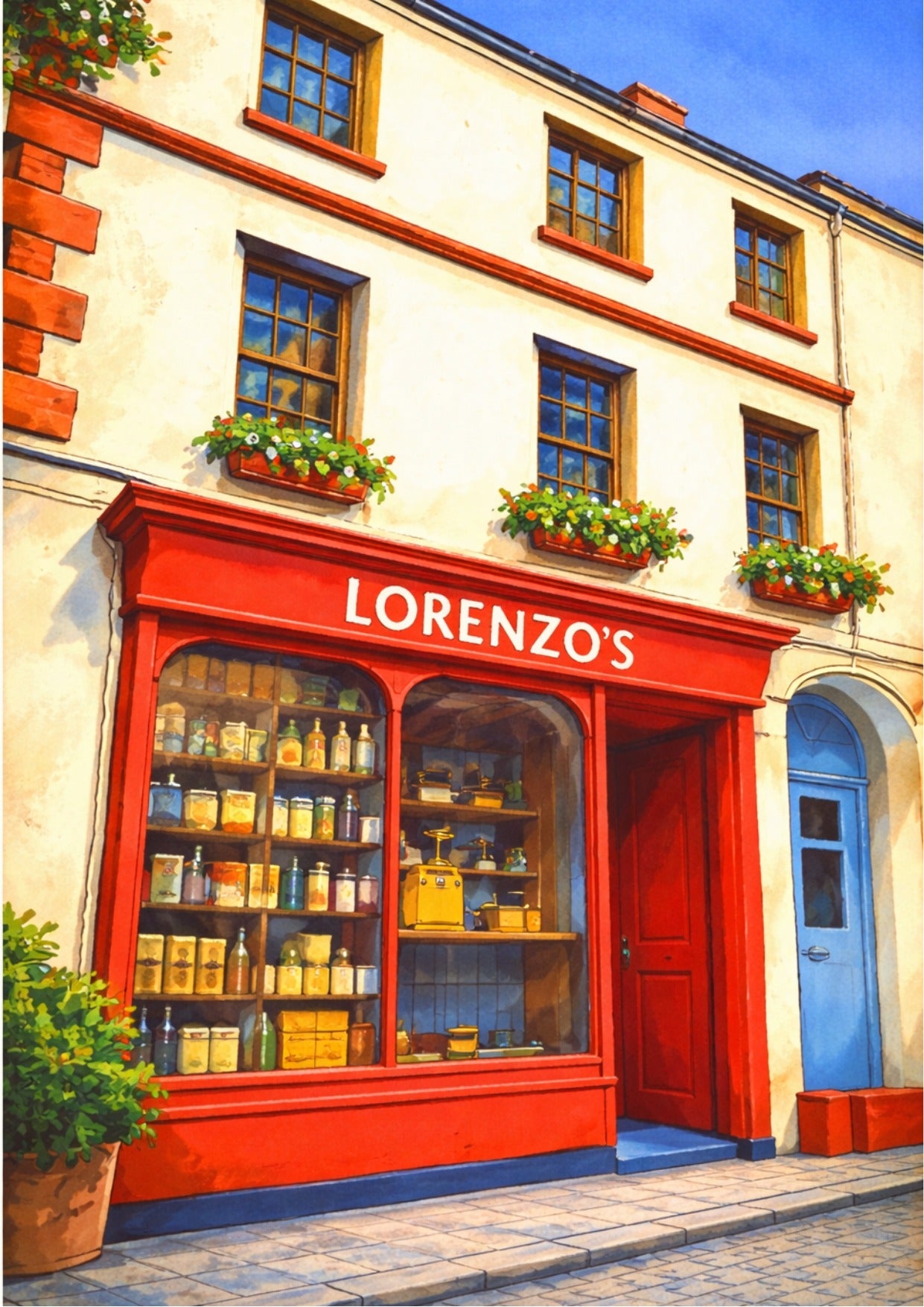 Retro Travel Poster Art - Lorenzos