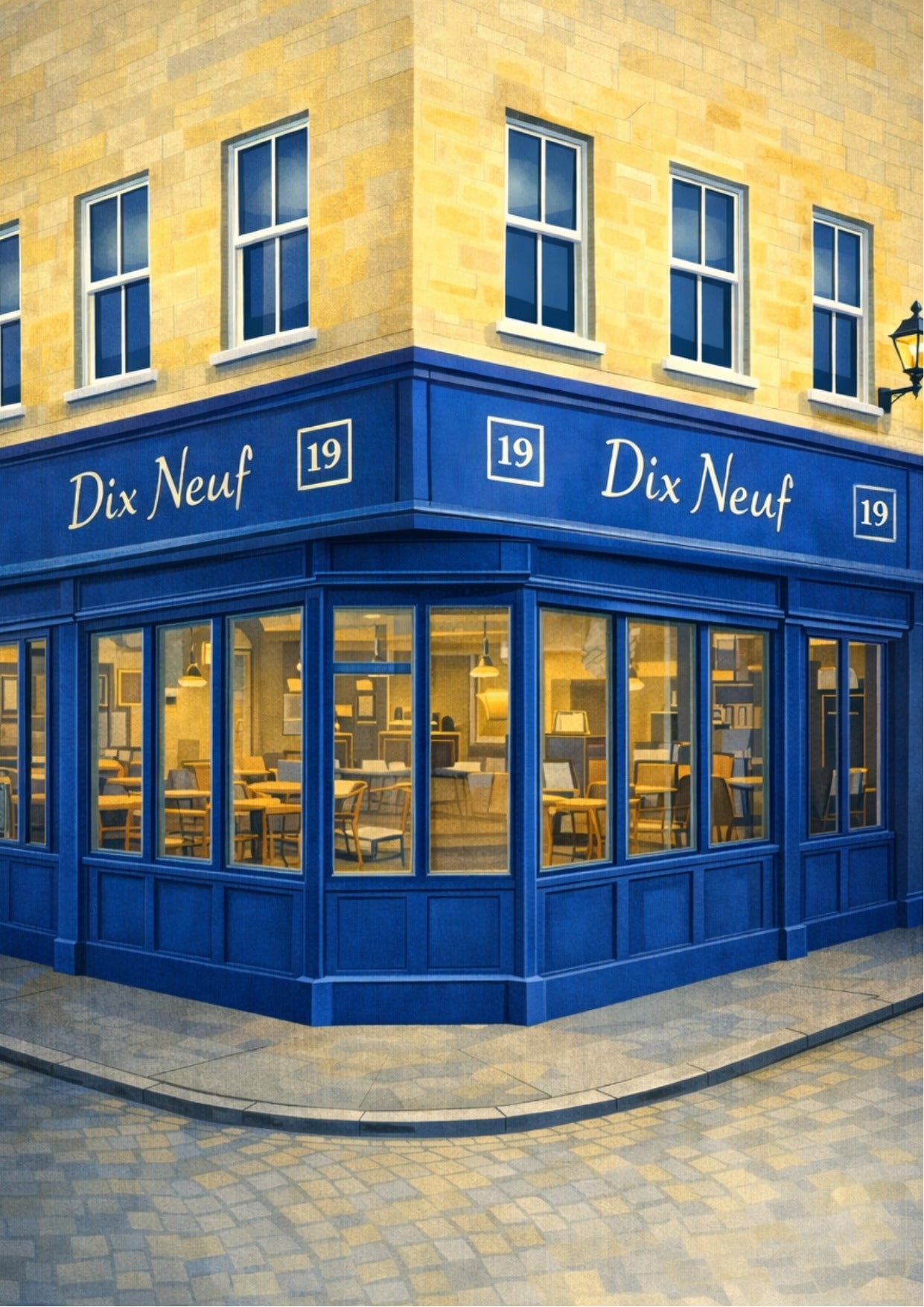 Retro Travel Poster Art - Dix Neuf