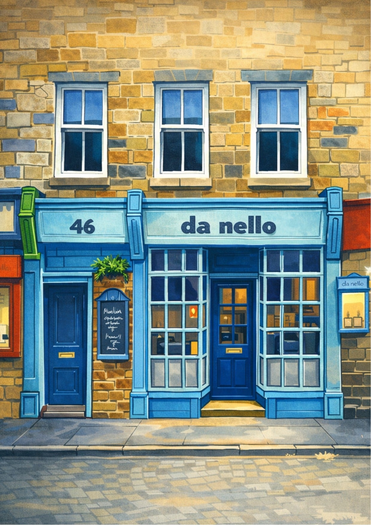 Retro Travel Poster Art - Da Nello