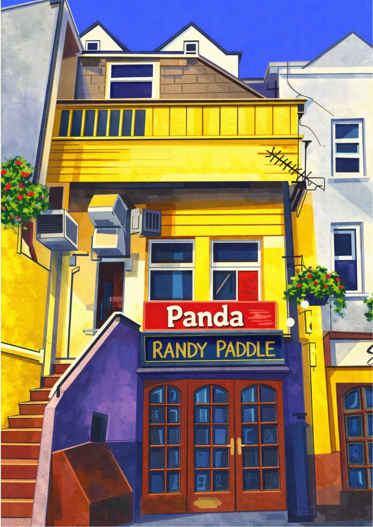 Retro Travel Poster Art - Randy Paddle