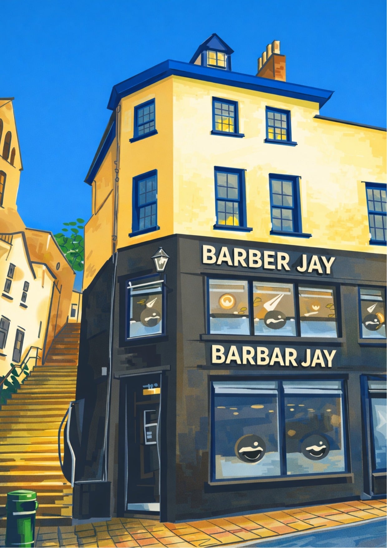 Retro Travel Poster Art - BarBar Jay