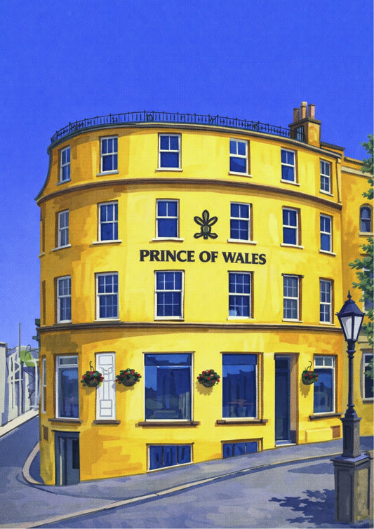 Retro Travel Poster Art - The Prince of Wales