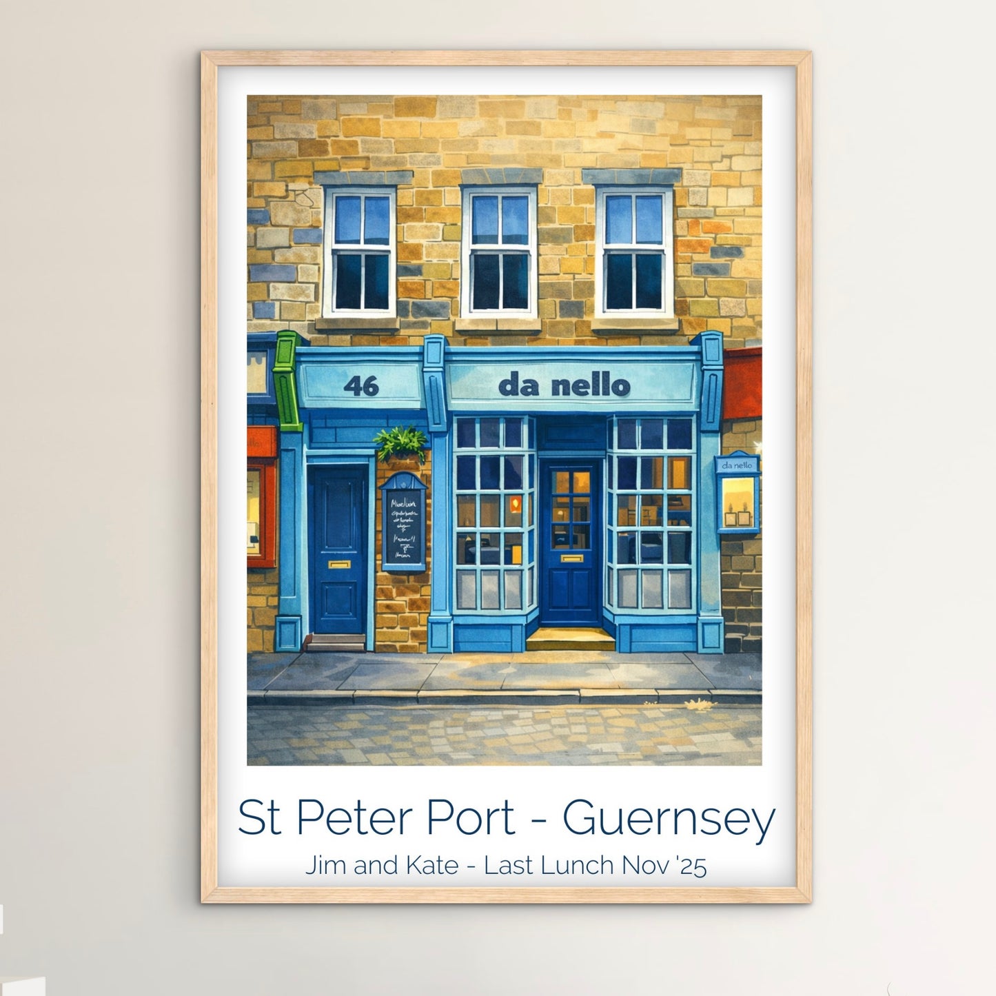 Retro Travel Poster Art - Da Nello