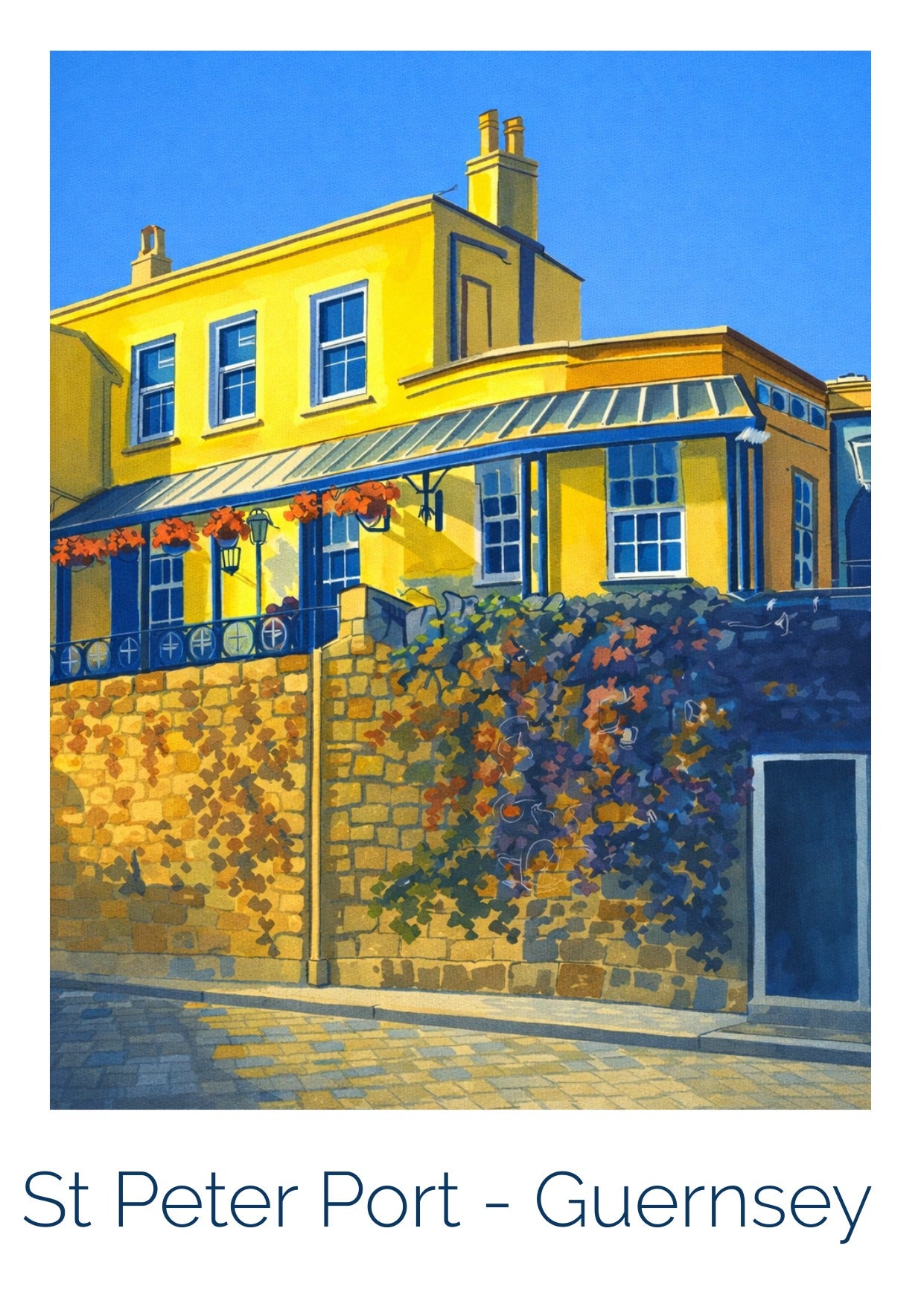 Retro Travel Poster Art - Crown Club