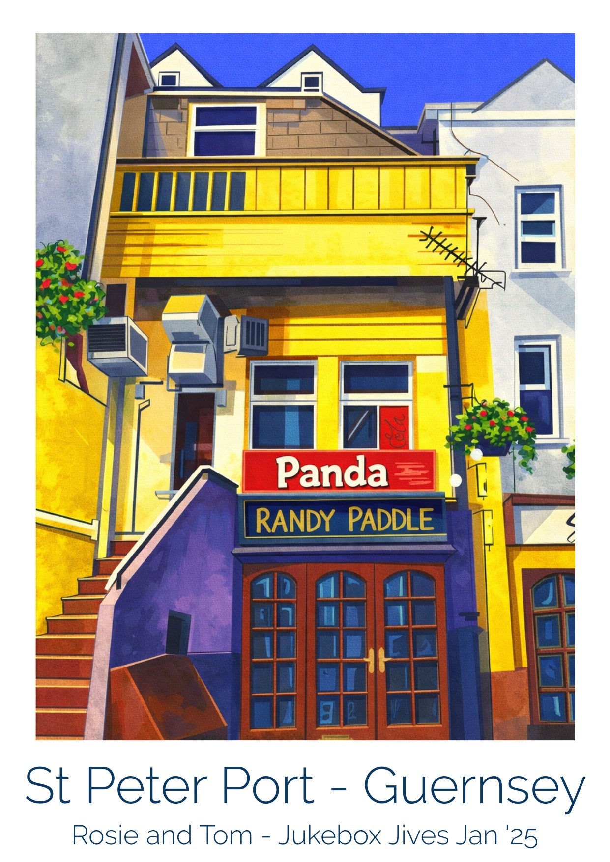 Retro Travel Poster Art - Randy Paddle