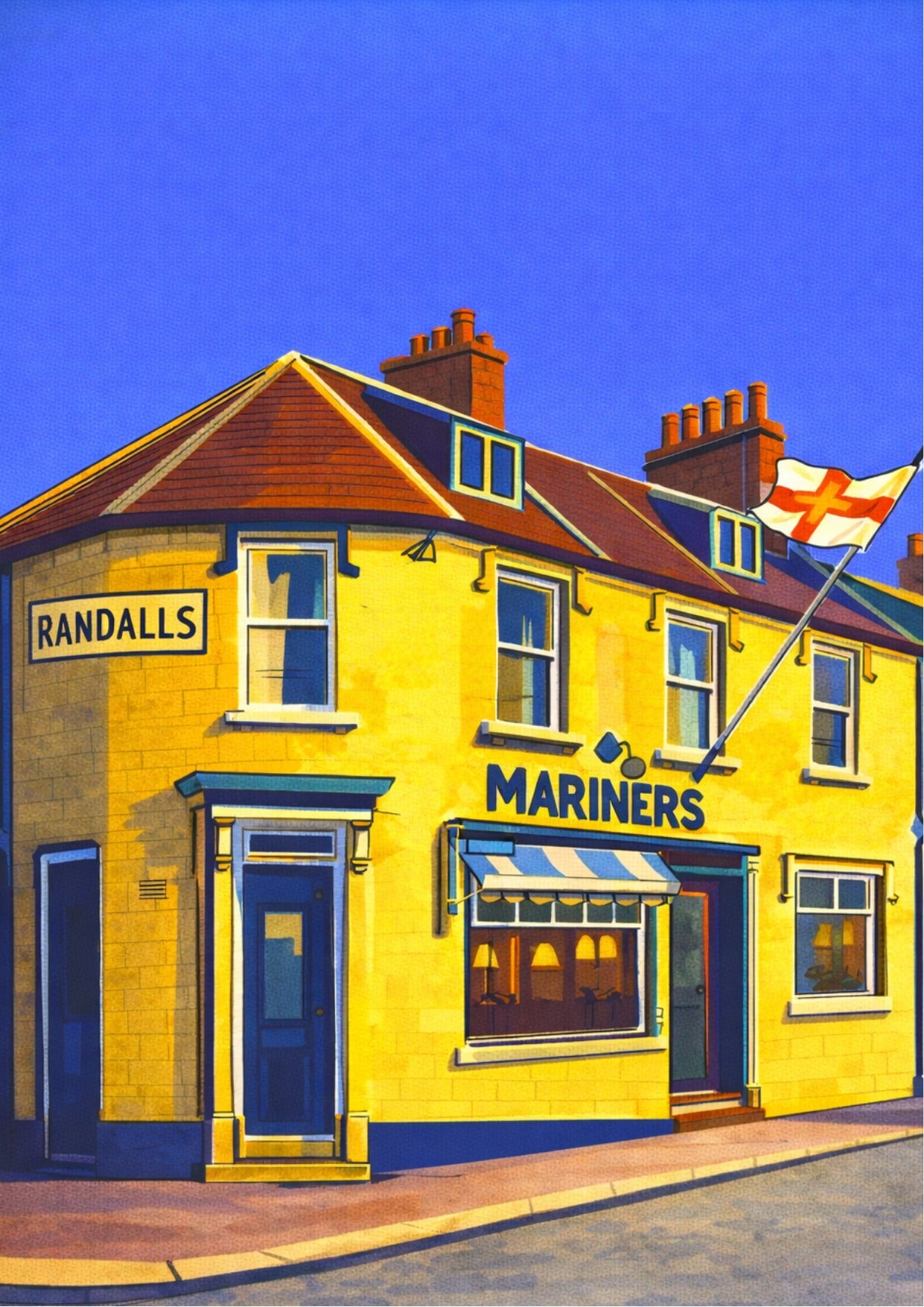 Retro Travel Poster Art - The Mariners