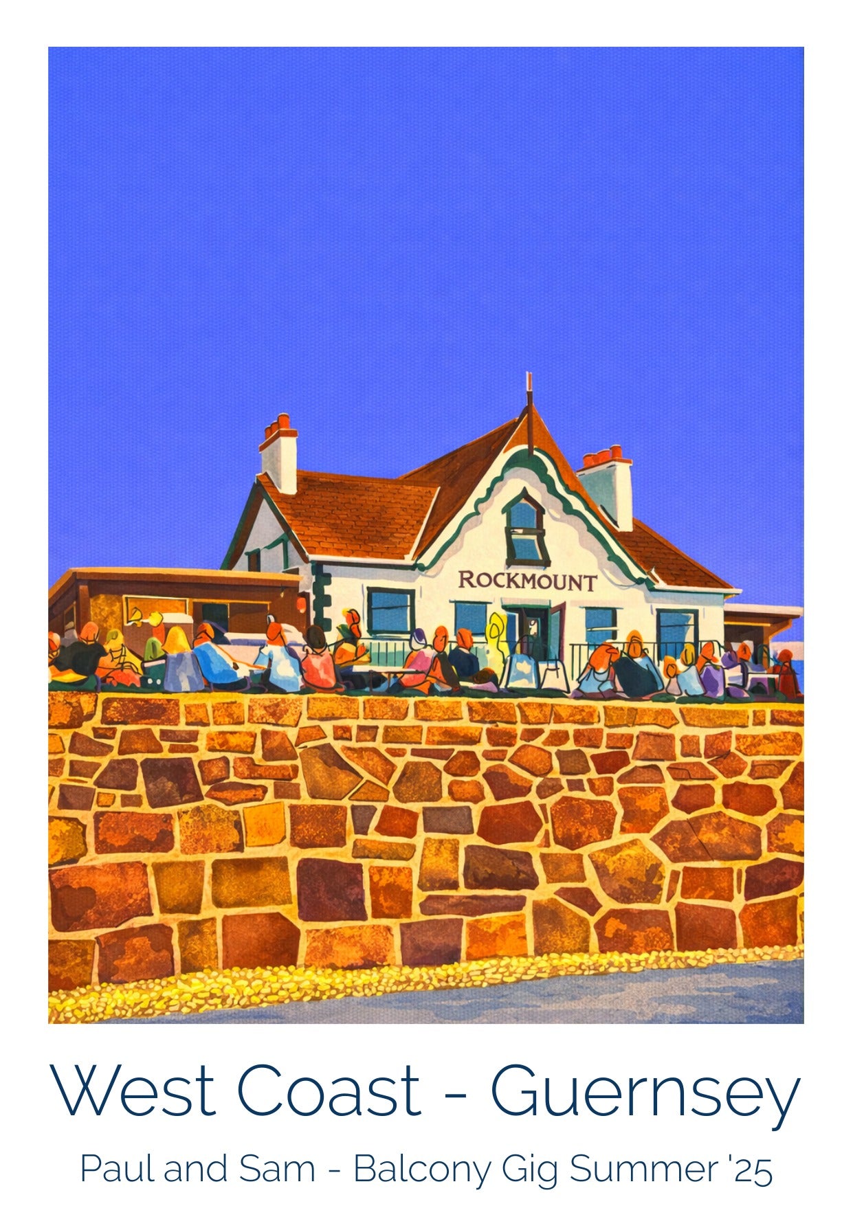 Retro Travel Poster Art - The Rockmount