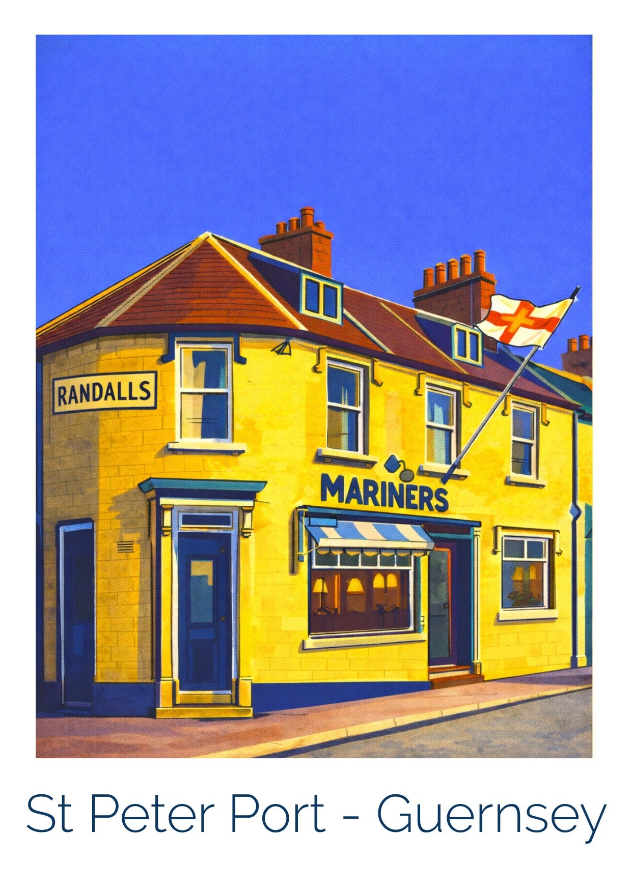 Retro Travel Poster Art - The Mariners