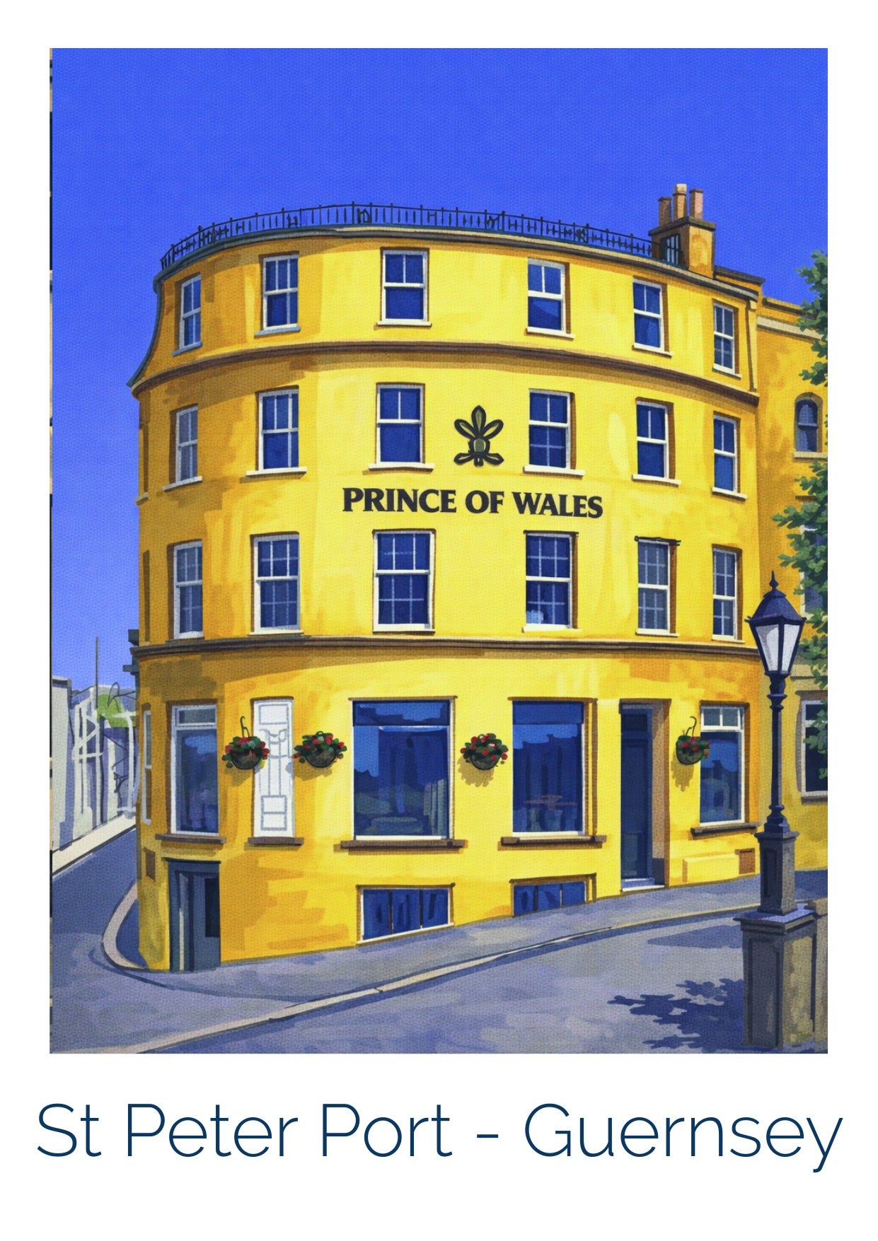 Retro Travel Poster Art - The Prince of Wales