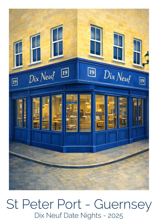 Retro Travel Poster Art - Dix Neuf