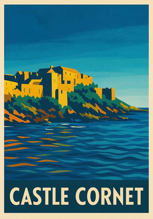 Castle Cornet Digital Illustration - Prints