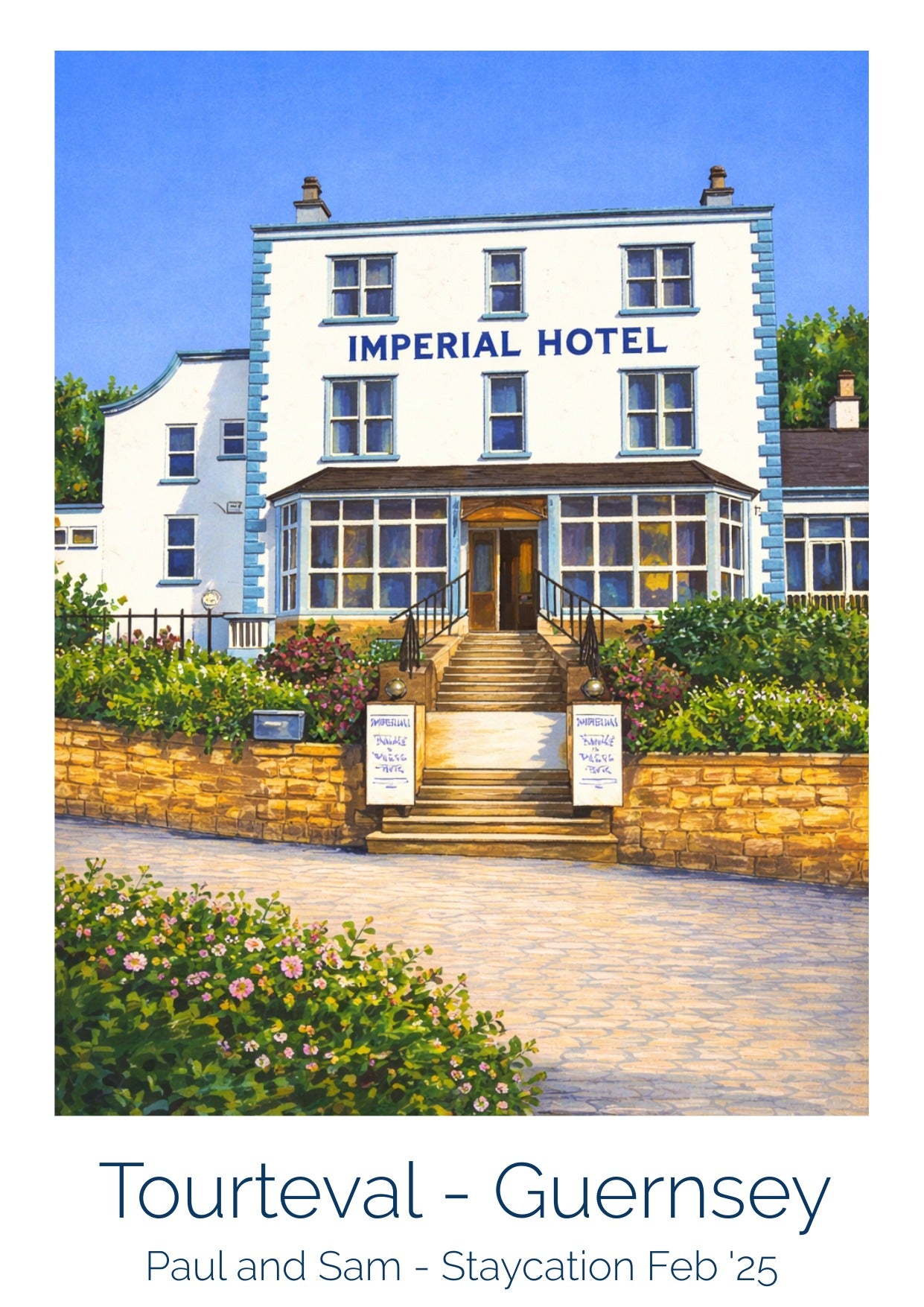 Retro Travel Poster Art - Imperial