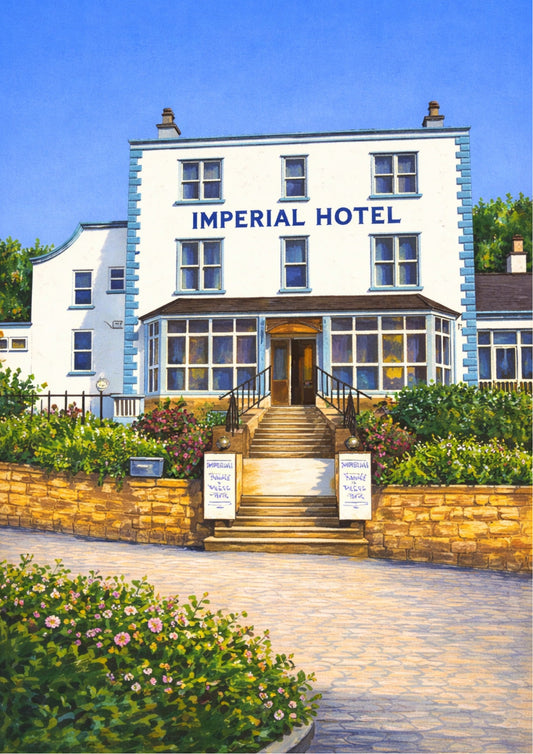 Retro Travel Poster Art - Imperial