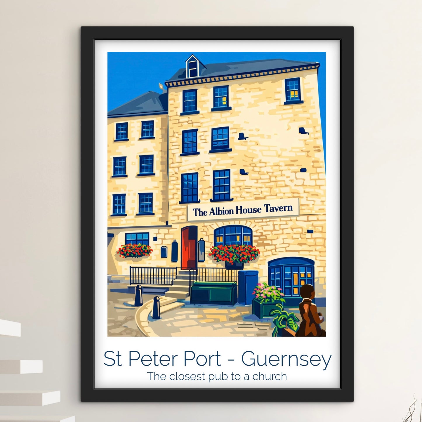 Retro Travel Poster Art - Albion