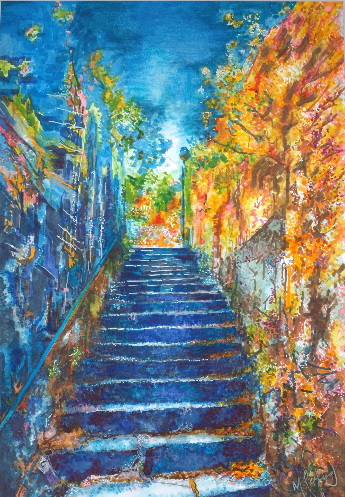 St Peter Port Steps - Prints