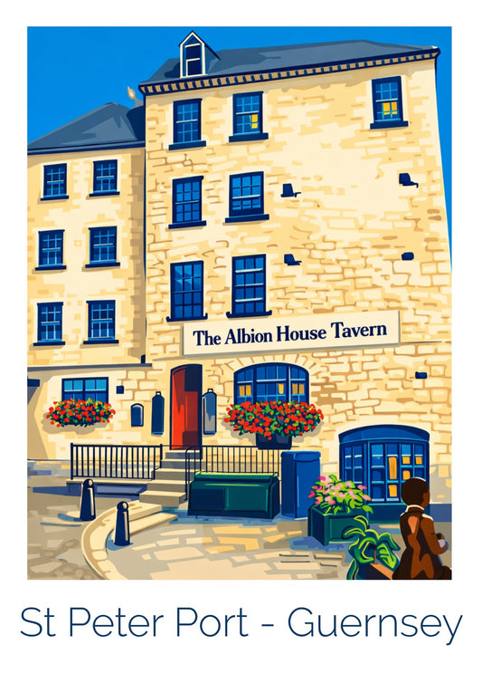 Retro Travel Poster Art - Albion