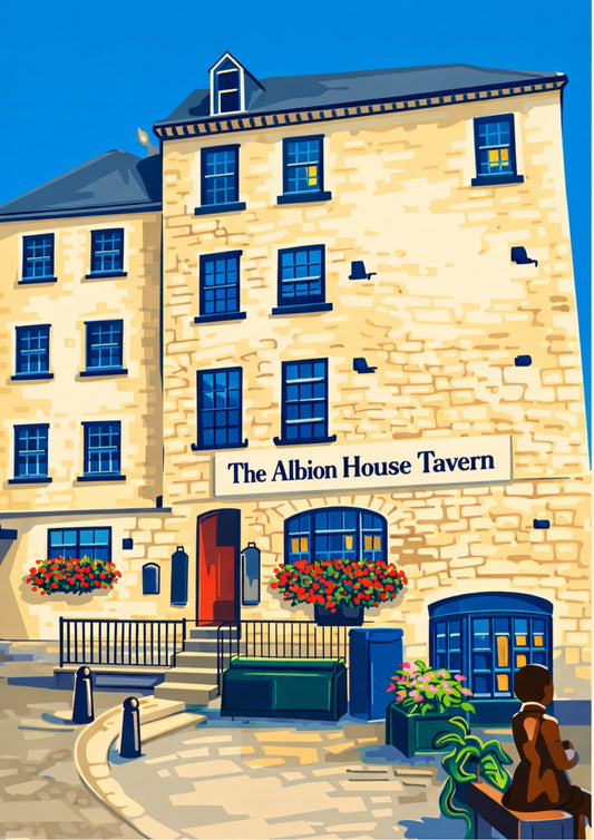 Retro Travel Poster Art - Albion