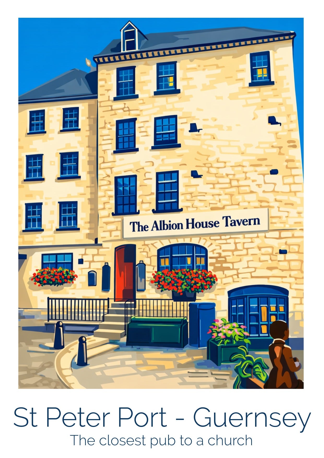 Retro Travel Poster Art - Albion