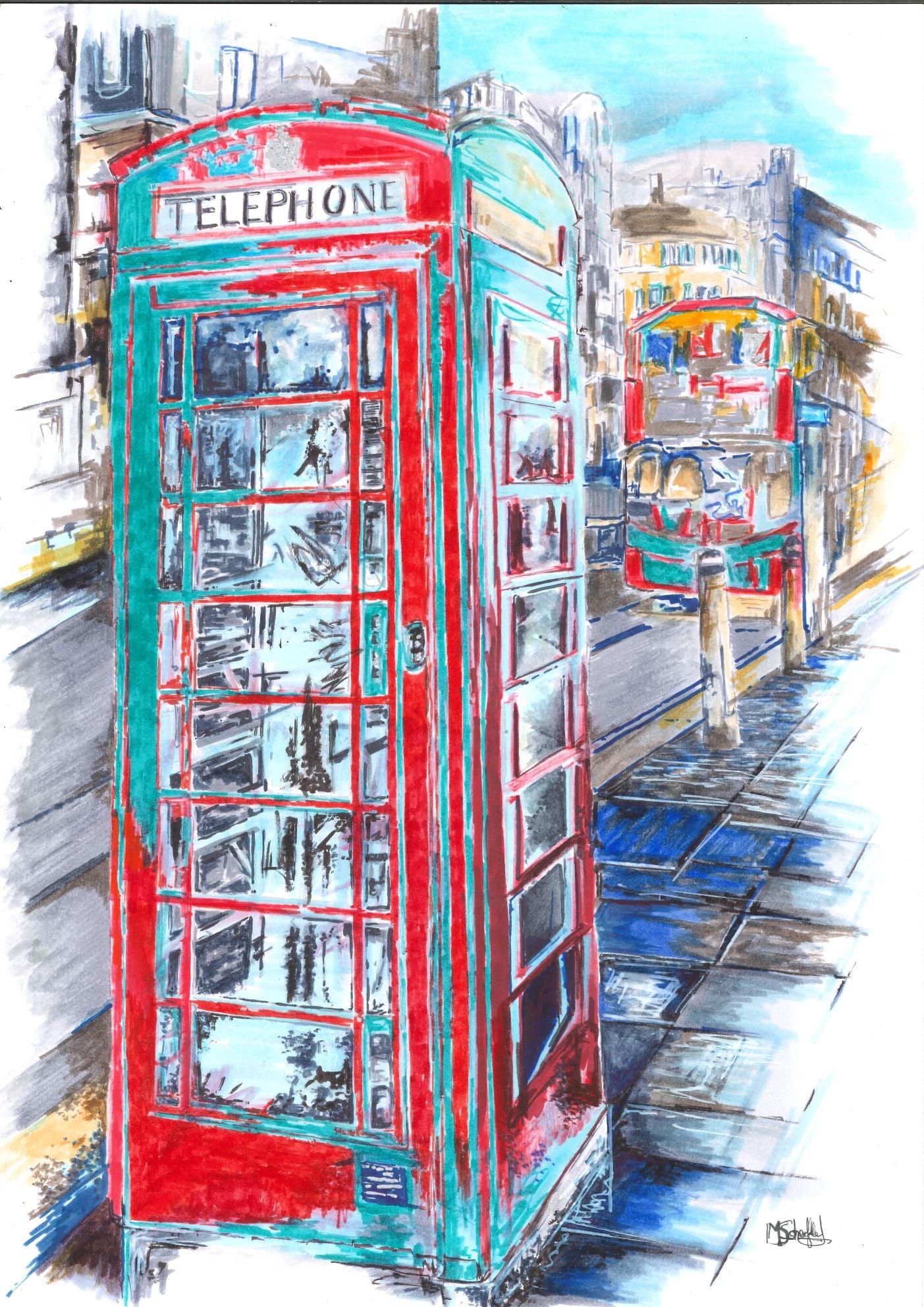 Red Phone Box London - Prints