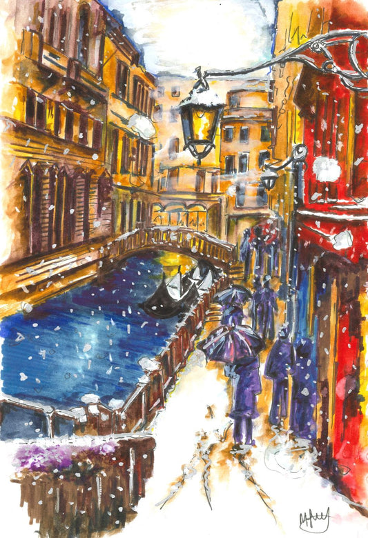 Venice in Snow - Prints