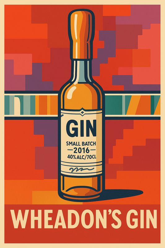 Wheadons Gin digital illustration - Prints