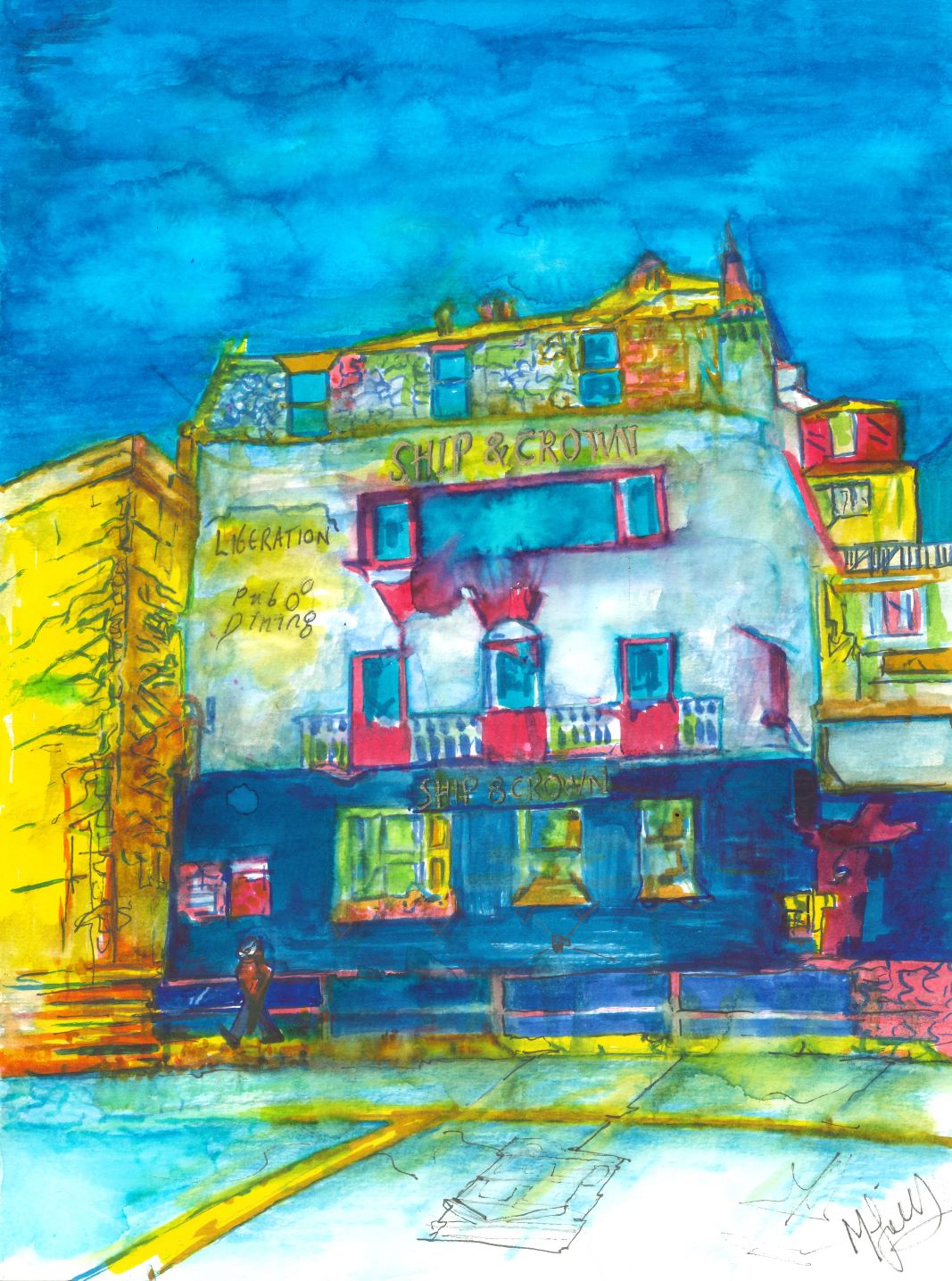 Ship and Crown 2 - Prints