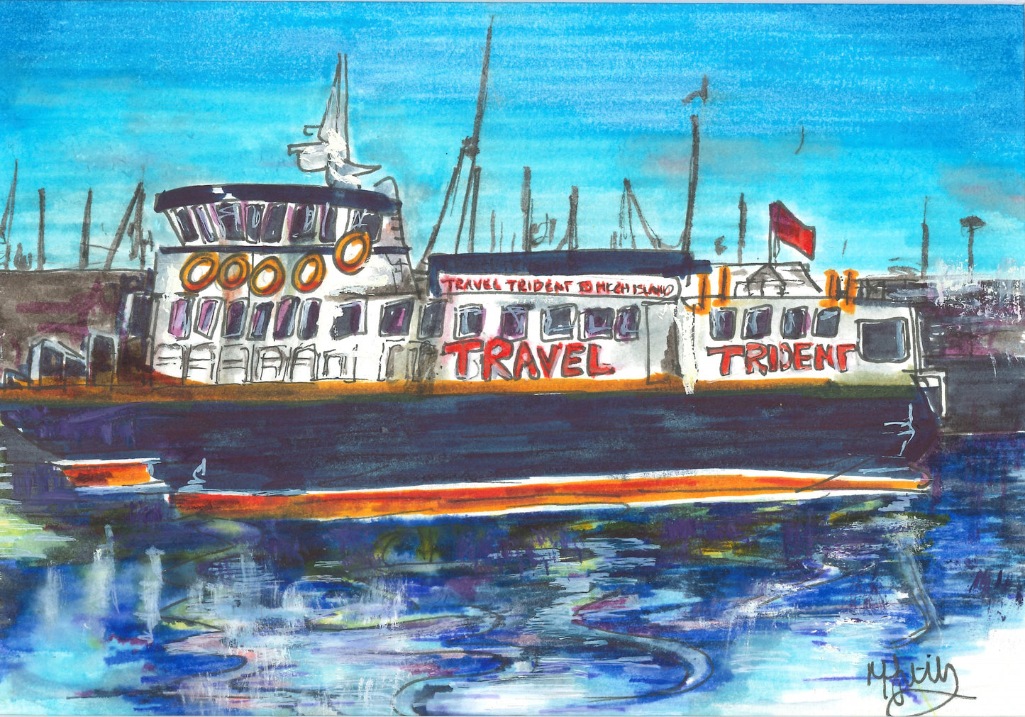 Travel Trident - Prints