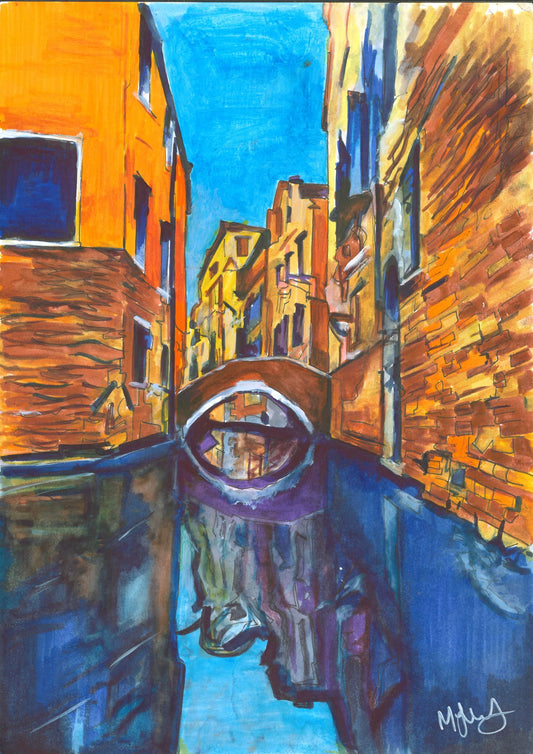 Venice Canal Reflections - Prints